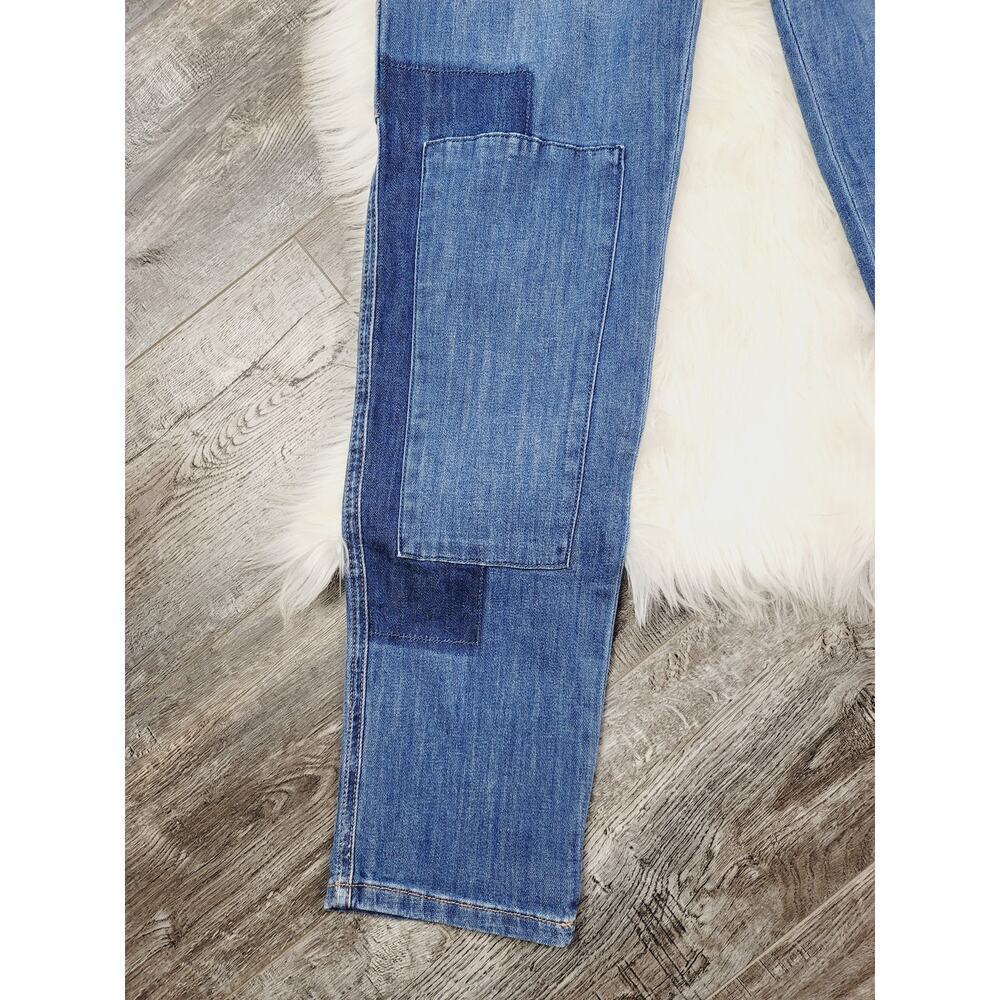 NEW Pilcro High-Rise Patchwork Slim Boyfriend Jea… - image 4